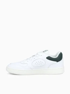 Best Lacoste lineset wht dk grn leather White Multi