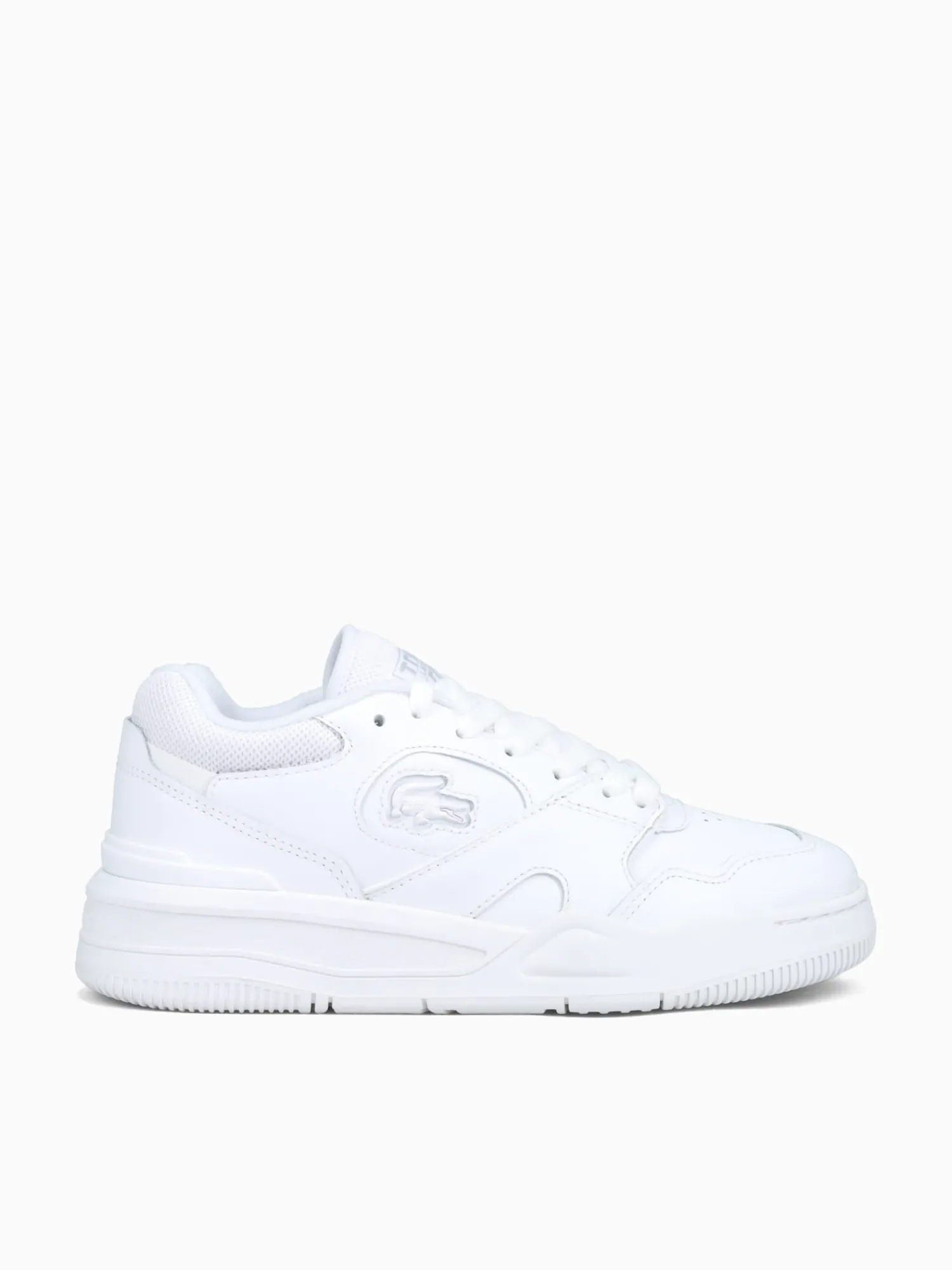 Sale Lacoste lineshot 224 1 wht wht leather White