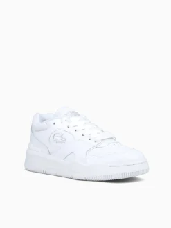 Sale Lacoste lineshot 224 1 wht wht leather White