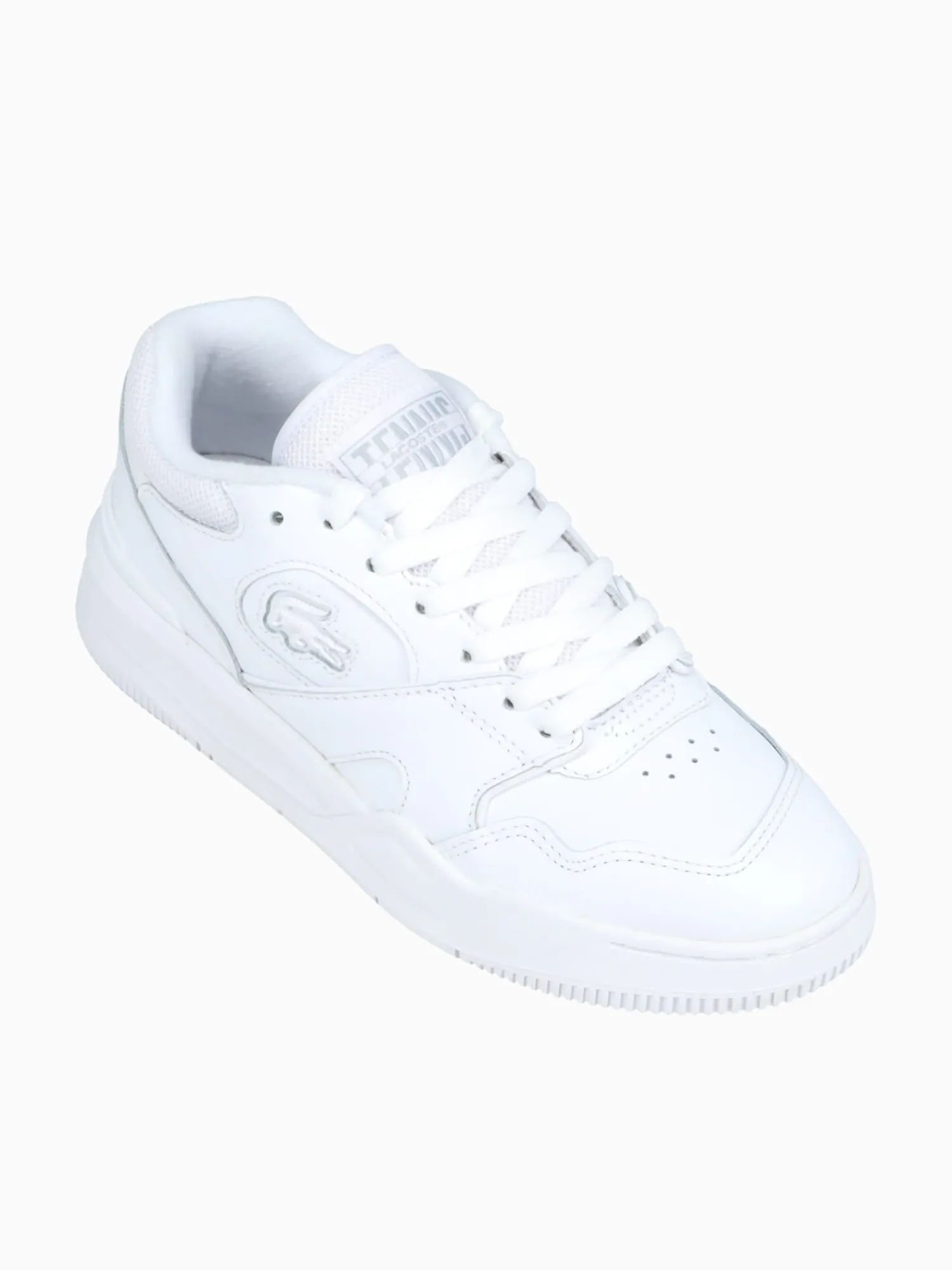 Sale Lacoste lineshot 224 1 wht wht leather White