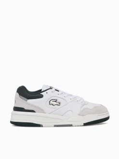 Fashion Lacoste lineshot 223 wht dk grn leather White