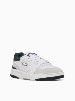 Fashion Lacoste lineshot 223 wht dk grn leather White
