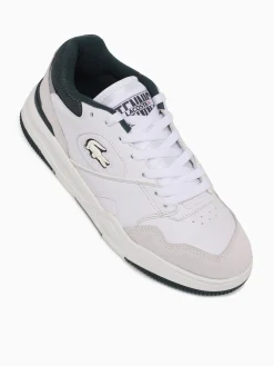 Fashion Lacoste lineshot 223 wht dk grn leather White