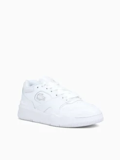 Hot Lacoste lineshot 124 wht wht leather White