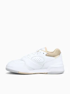 Discount Lacoste lineshot 124 whtg lt brw leather White