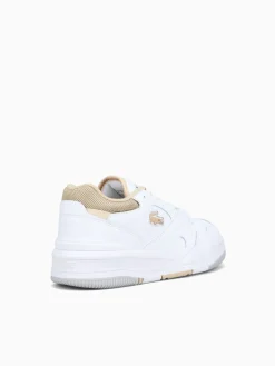 Discount Lacoste lineshot 124 whtg lt brw leather White