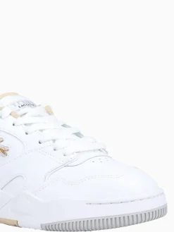 Discount Lacoste lineshot 124 whtg lt brw leather White
