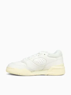 Clearance Lacoste lineshot offwht ltylw leather White