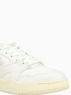 Clearance Lacoste lineshot offwht ltylw leather White
