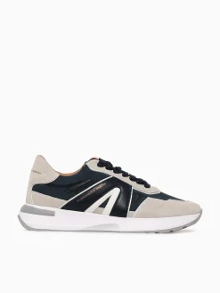 Clearance ALEXANDER SMITH liverpool man blue grey leather Blue Multi