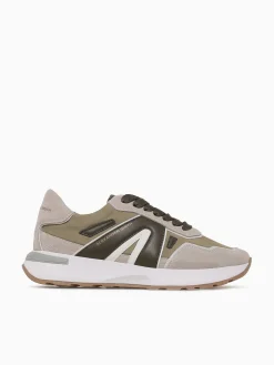 Sale ALEXANDER SMITH liverpool man lt.green lt.grey leather Light Green