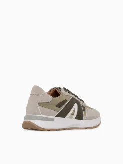 Sale ALEXANDER SMITH liverpool man lt.green lt.grey leather Light Green