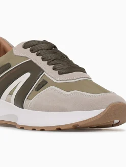 Sale ALEXANDER SMITH liverpool man lt.green lt.grey leather Light Green