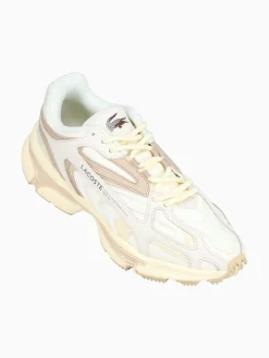 Outlet Lacoste l0032k24 off wht lt brw mesh Off White