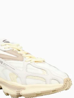Outlet Lacoste l0032k24 off wht lt brw mesh Off White