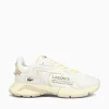 New Lacoste l003neo off wht lt brn leather Off White