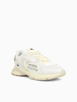 Best Lacoste l003neo off wht lt brn leather Off White