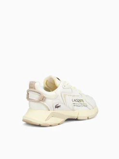 Best Lacoste l003neo off wht lt brn leather Off White