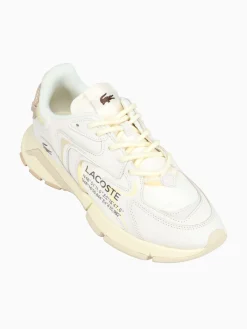 Best Lacoste l003neo off wht lt brn leather Off White