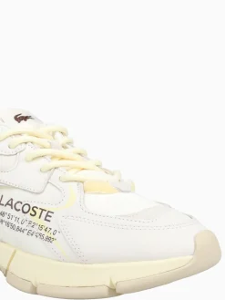 New Lacoste l003neo off wht lt brn leather Off White