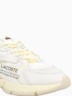 Best Lacoste l003neo off wht lt brn leather Off White