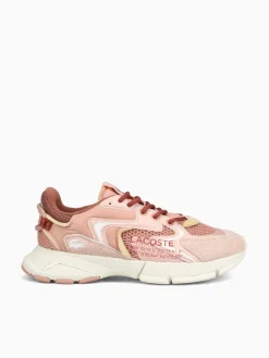 Fashion Lacoste l003neo pnk off wht leather White