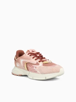 Fashion Lacoste l003neo pnk off wht leather White