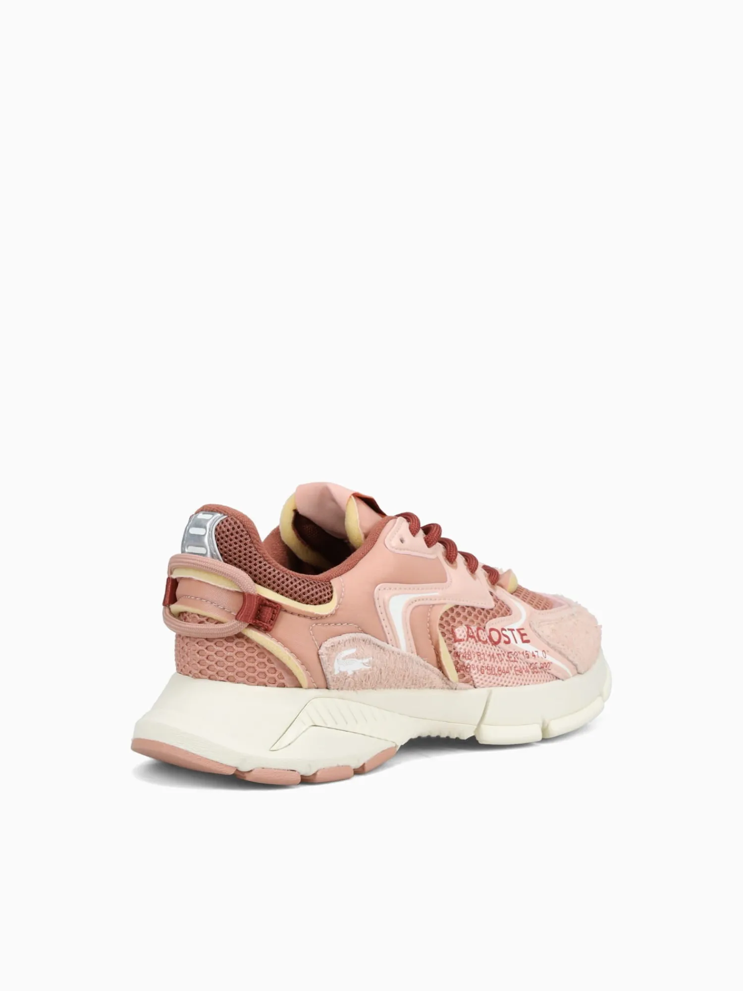 Fashion Lacoste l003neo pnk off wht leather White