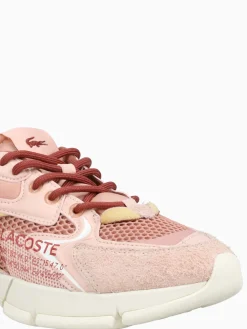 Fashion Lacoste l003neo pnk off wht leather White