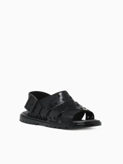 Sale Melissa lock sandal jelly Black