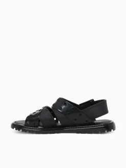 Sale Melissa lock sandal jelly Black