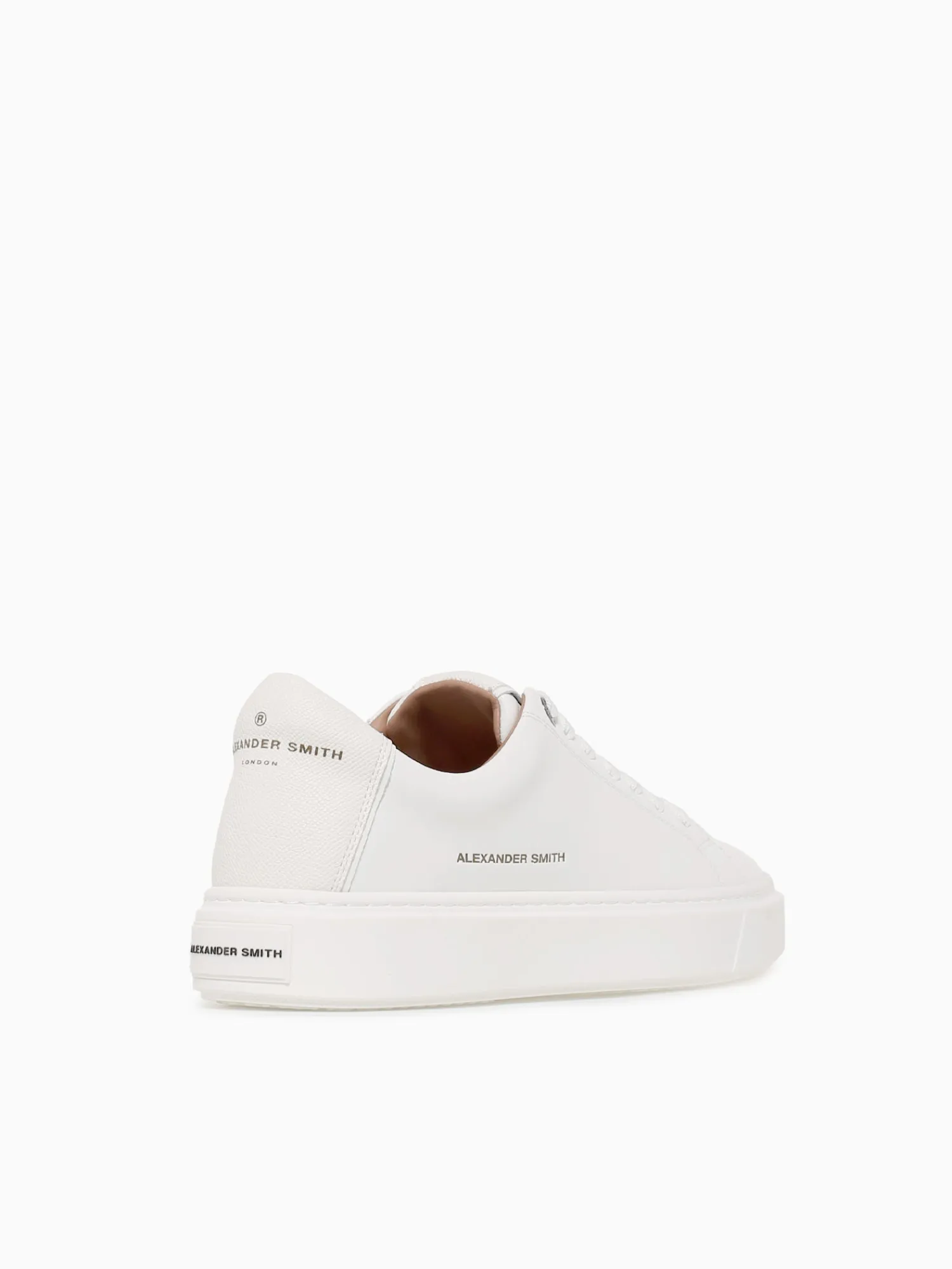 Outlet ALEXANDER SMITH london man total leather White