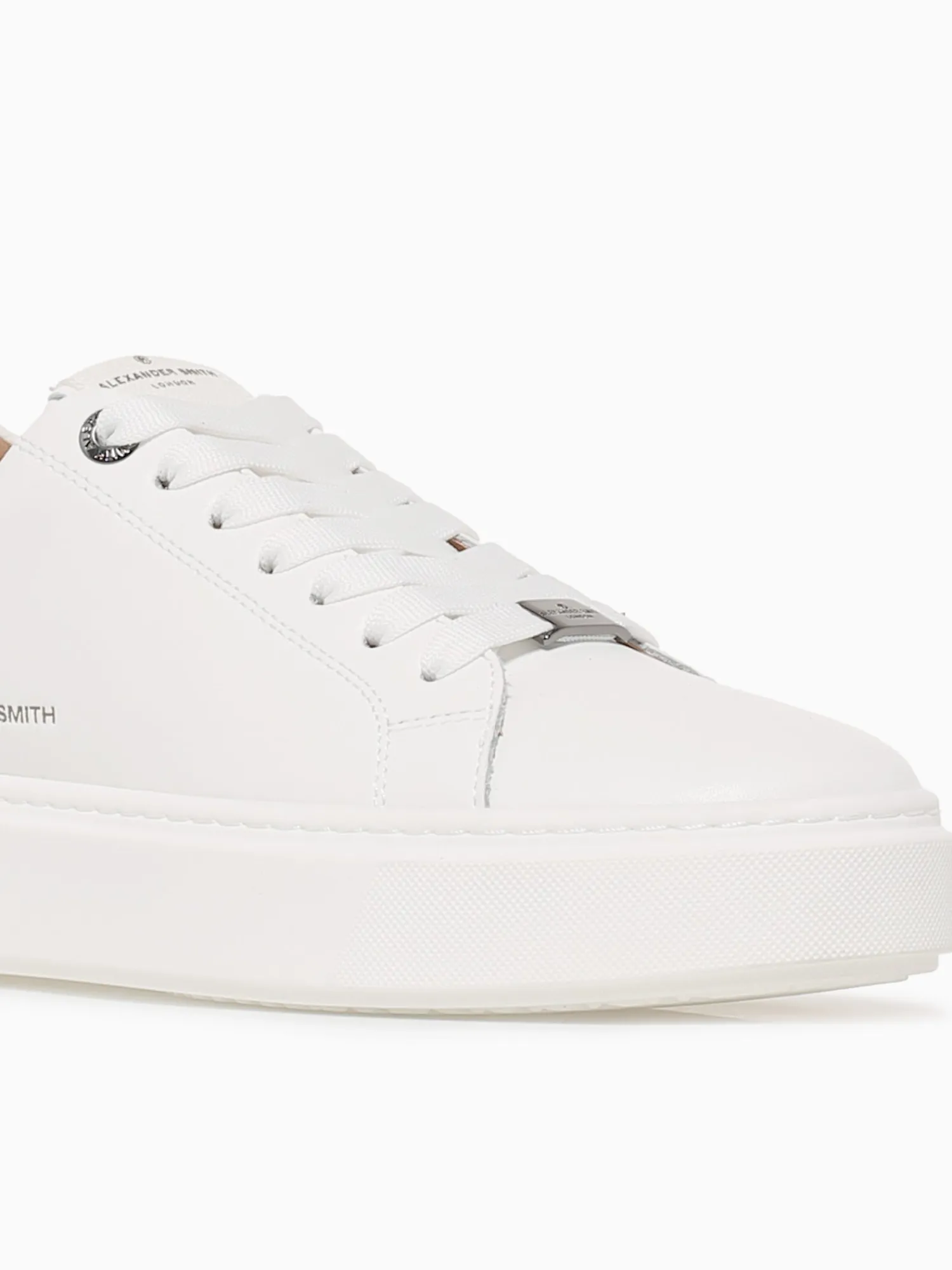 Outlet ALEXANDER SMITH london man total leather White