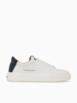 Hot ALEXANDER SMITH london man white blue leather White Multi