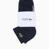 New Lacoste low sock 1013 blue cotton nylon Navy