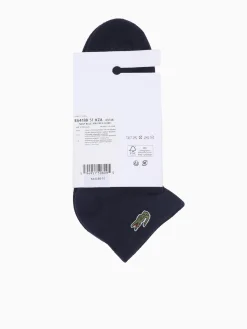 New Lacoste low sock 1013 blue cotton nylon Navy