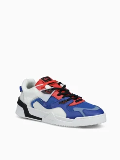 Outlet Lacoste lt 125 dk blu wht leather Blue Multi
