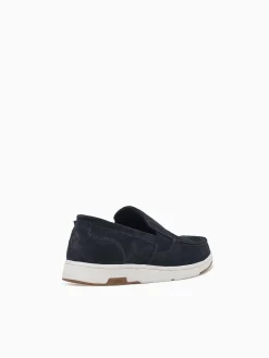 Sale Nunn Bush luca suede moc toe suede Navy