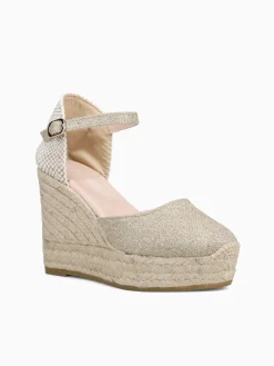 Hot Macarena lucia 4 lino lurex Beige