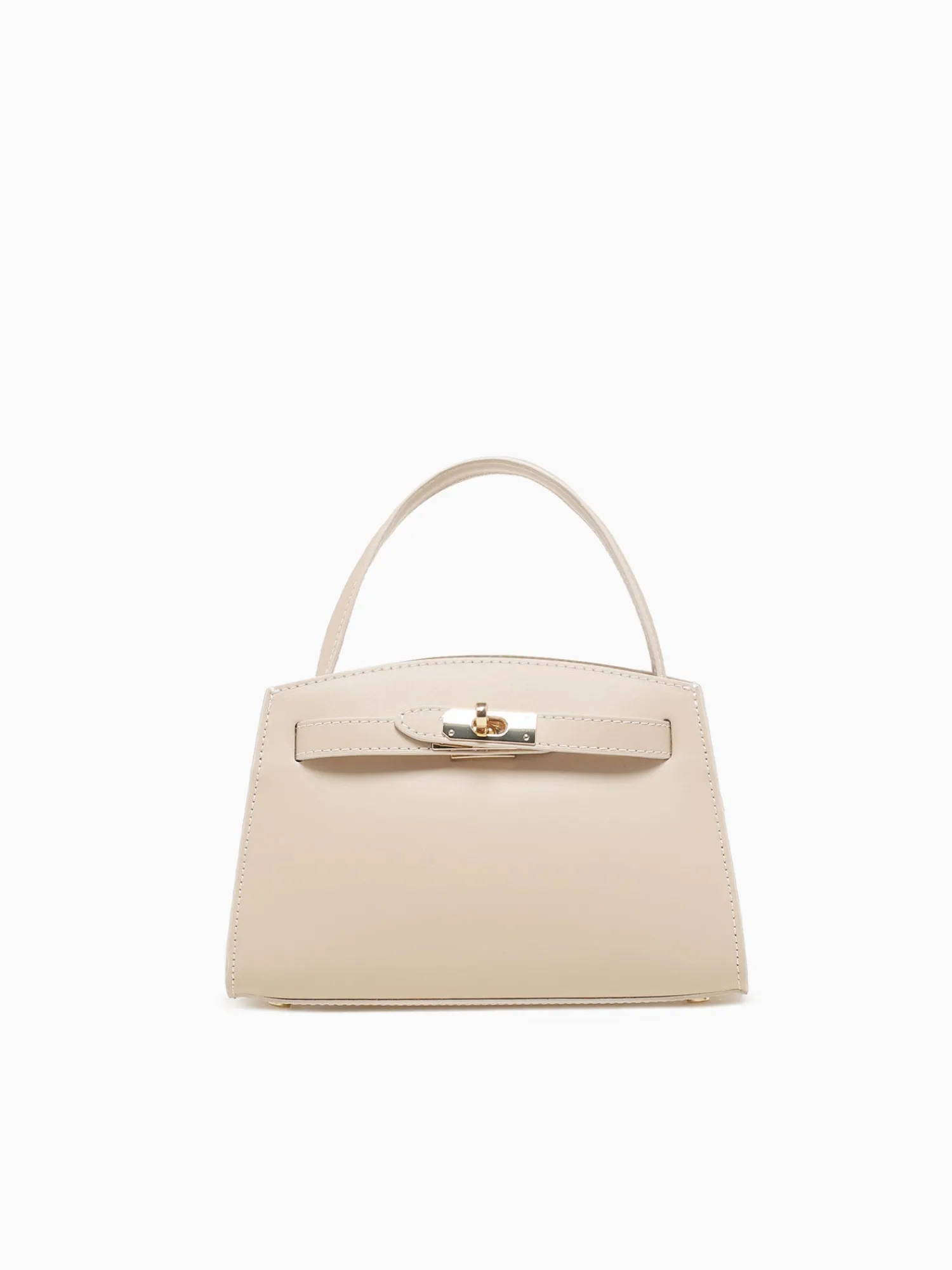 Online La Favorita ludovica top handle leather Beige