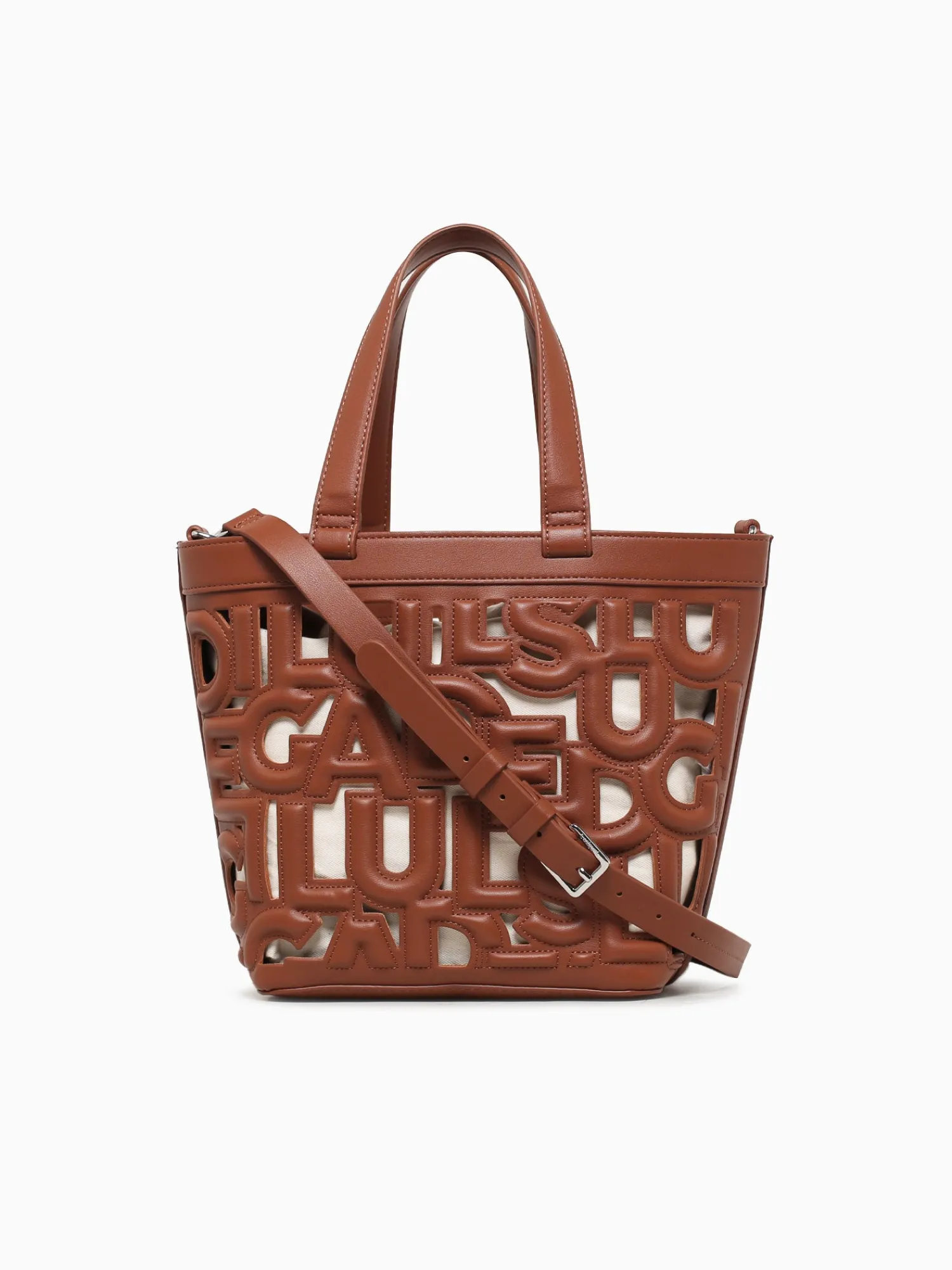 Outlet Desigual maki valdivia cuero west Tan
