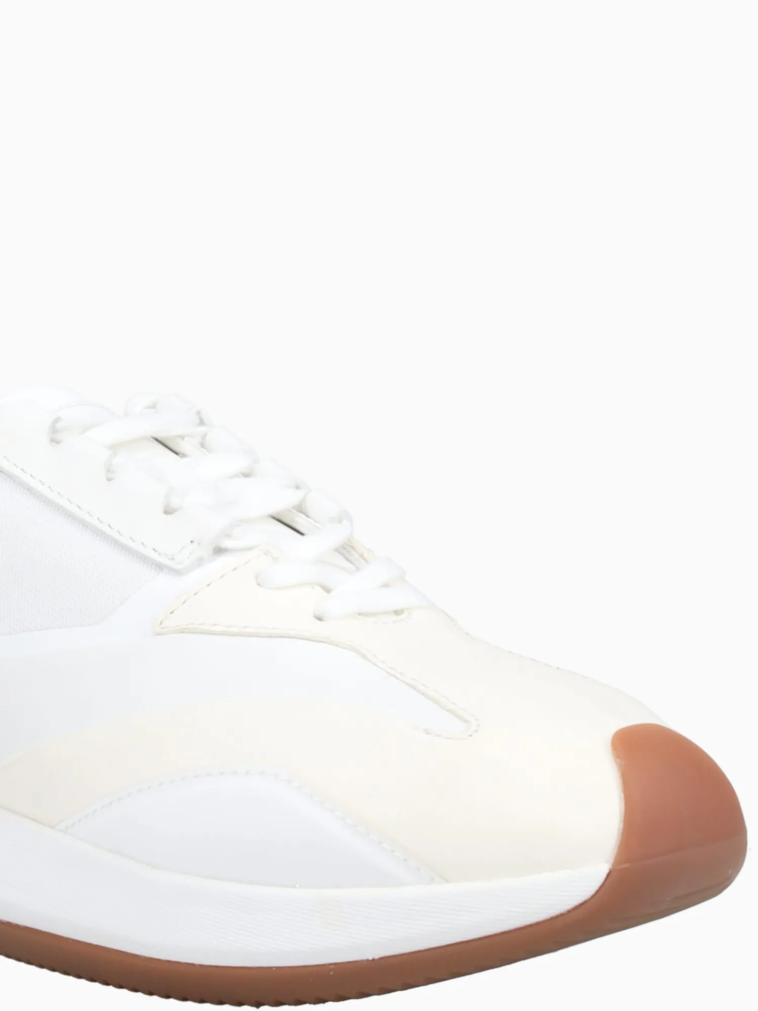 Clearance Wolf & Shepherd marathon trainer leather White