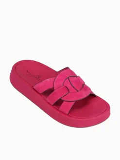Clearance Naked Feet market suede Pink