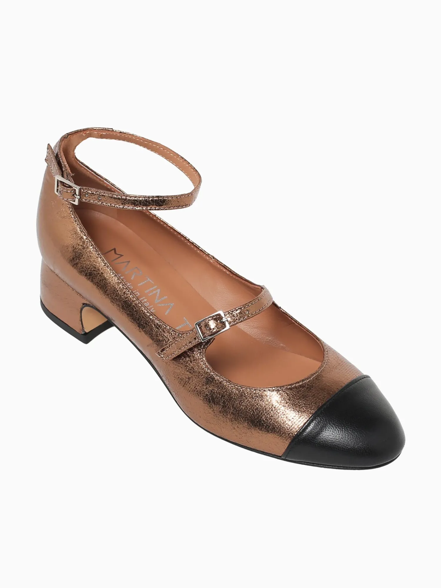 New Martina T marquise oro nero crakle nappa Gold