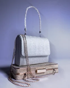 Fashion Menbur maryn plata glitter Silver