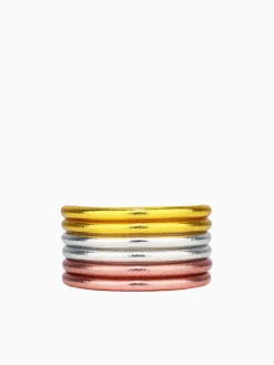 Outlet BuDhaGirl master mix all weather bangles (awb) - serenity prayer Multi