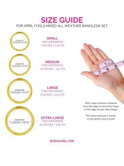 Outlet BuDhaGirl master mix all weather bangles (awb) - serenity prayer Multi