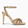Fashion Maithe max ouro leather Gold