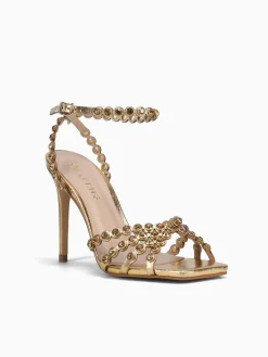 Fashion Maithe max ouro leather Gold