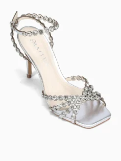 Fashion Maithe max plata leather Silver